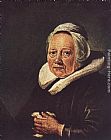 Portrait of an Old Woman by Gerrit Dou
